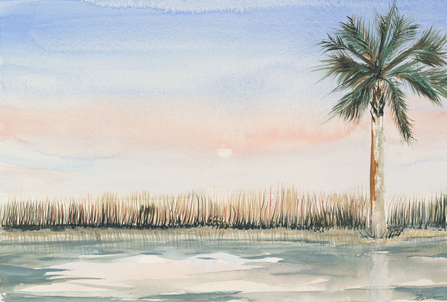 Low Country Sunset 1912